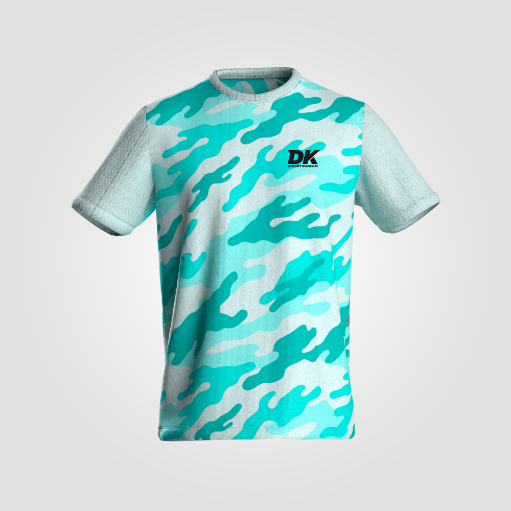 T-shirt de Padel Camo Blue