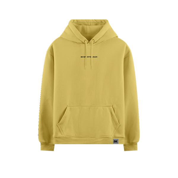 Hoodie Casual Verde Beje
